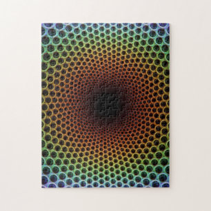 Colorful Optical Illusion - very challenging Puzzle