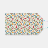 Colorful Ornaments Geschenkanhänger (Vorderseite (Horizontal))