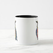 Colorful Owl Watercolor Tasse (Zentrum)
