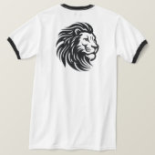 Colorful Paint Splash Logo Graphic Ringer T-Shirt (Design Rückseite)