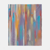 Colorful paint streaks  fleecedecke (Vorderseite)