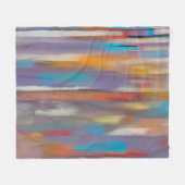 Colorful paint streaks  fleecedecke (Vorderseite (Horizontal))