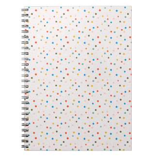 Colorful Painted Dots Notizblock