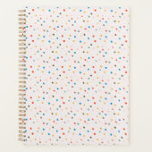 Colorful Painted Dots Planer (Vorderseite)