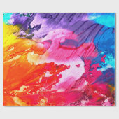 Colorful painting background geschenkpapier (Flach)
