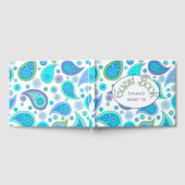 Colorful Paisley All Purpose Custom Guest Book Gästebuch (Voll)