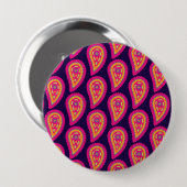 Colorful Paisley Button (Vorne & Hinten)