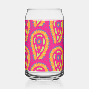 Colorful Paisley Dosenglas