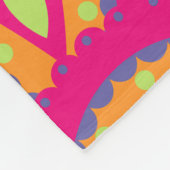 Colorful Paisley Fleecedecke (Ecke)