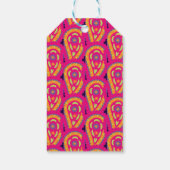Colorful Paisley Geschenkanhänger (Rückseite)
