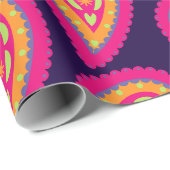Colorful Paisley Geschenkpapier (Rolleneckpunkt)