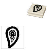 Colorful Paisley Gummistempel (Stempel)
