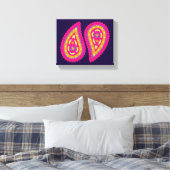 Colorful Paisley Leinwanddruck (Insitu (Schlafzimmer))