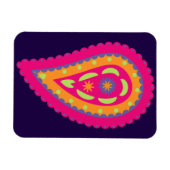 Colorful Paisley Magnet (Horizontal)