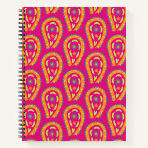 Colorful Paisley Notizblock