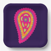 Colorful Paisley Pappteller (Vorderseite)