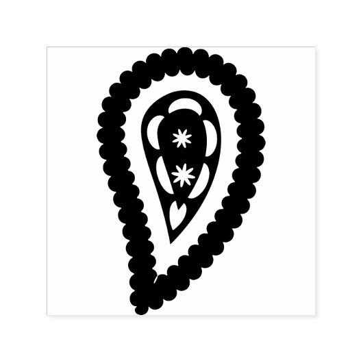 Colorful Paisley Permastempel (Design)