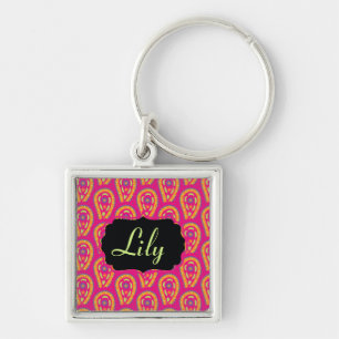 Colorful Paisley Schlüsselanhänger