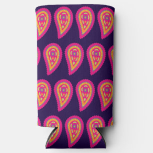 Colorful Paisley Selters Dosenkühler