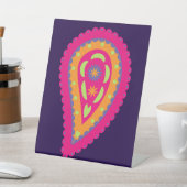 Colorful Paisley Sockelschild (In SItu)