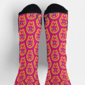 Colorful Paisley Socken (Oben)