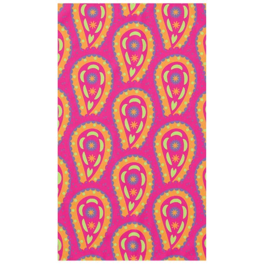 Colorful Paisley Tischdecke (Vorderseite)