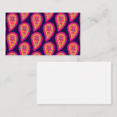 Colorful Paisley Visitenkarte (Vorne/Hinten)