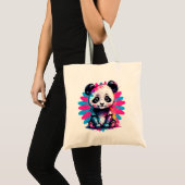Colorful Panda - Tote Bag Tragetasche (Vorderseite (Produkt))