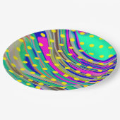 Colorful Pappteller (Schrägansicht)