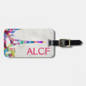 Colorful Paris Gepäckanhänger (Vorderseite horizontal)