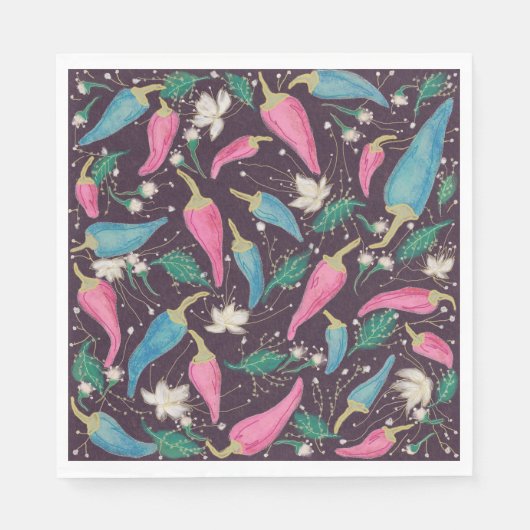 Colorful Party Paper Napkins  Serviette (Vorderseite)