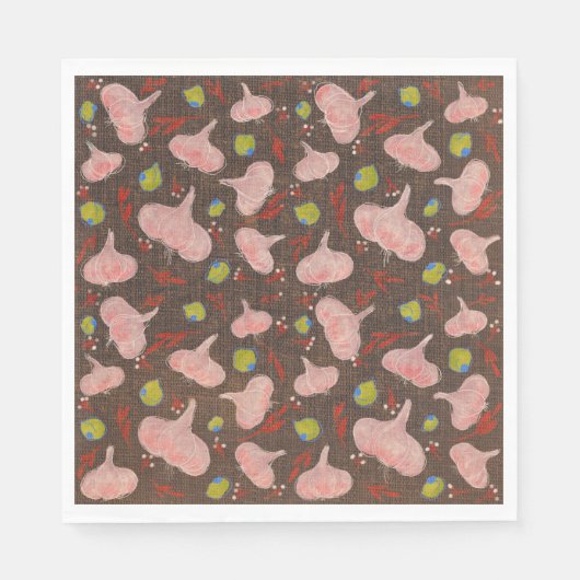 Colorful Party Paper Napkins Serviette (Vorderseite)