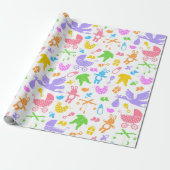 Colorful Pastel Baby Geschenkpapier (Ungerollt)