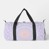 Colorful Pastel Boho Eclectic Funky Hippie Mandala Duffle Bag (Vorderseite)