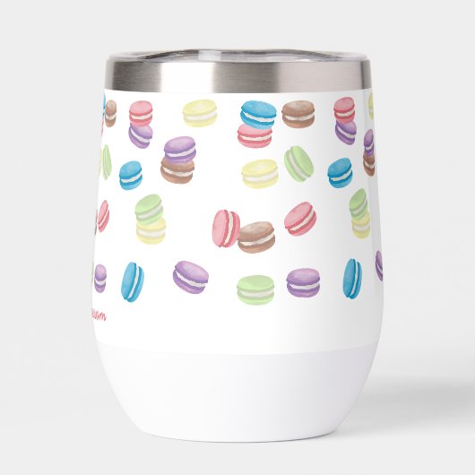 Colorful Pastel French Macarons (Rückseite)