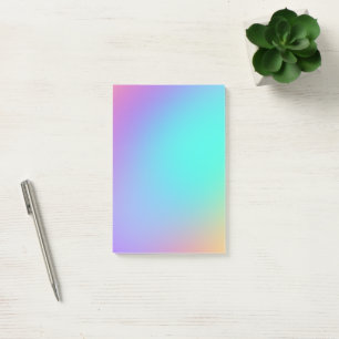 Colorful Pastel Gradient Post-it Klebezettel