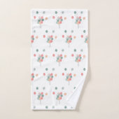 Colorful Pastel Party Balloons Badhandtuch Set (Handtuch)