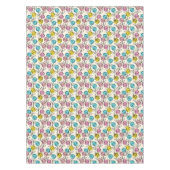 Colorful Pastel Roses Tischdecke (Vorderseite)