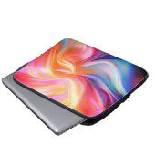 Colorful Pastel Silk Laptopschutzhülle (Vorne Knopf)