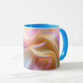 Colorful Pastel Silk Tasse (VorderseiteRechts)