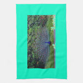 Colorful Pattern Bird Peacock Art Indian Destiny Geschirrtuch (Vertikal)