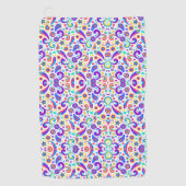 Colorful pattern design on two towels golfhandtuch (Vorderseite)