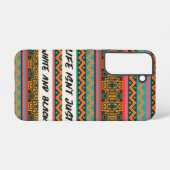 Colorful Pattern isn't White and Black Samsung Galaxy Hülle (Rückseite (Horizontal))