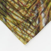 Colorful peacock fleecedecke (Ecke)