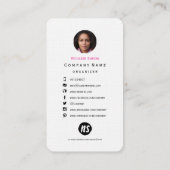 Colorful Peacock Floral Paisley | Visitenkarten Visitenkarte (Rückseite)