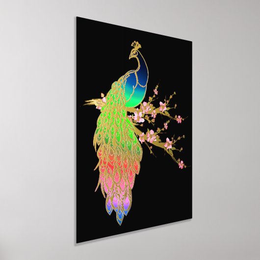 Colorful Peacock Foliendrucke (Ablage )