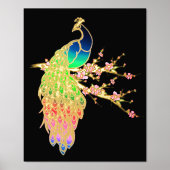 Colorful Peacock Foliendrucke (Vorderseite)