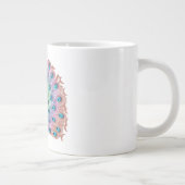 Colorful Peacock Jumbo-Tasse (Rechts)