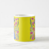 Colorful Peacock Kaffeetasse (Mittel)