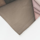 Colorful Peacock Mosaic Fleece Blanket (Ecke)